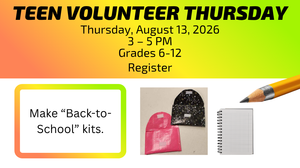 Teen Volunteer Thursday
