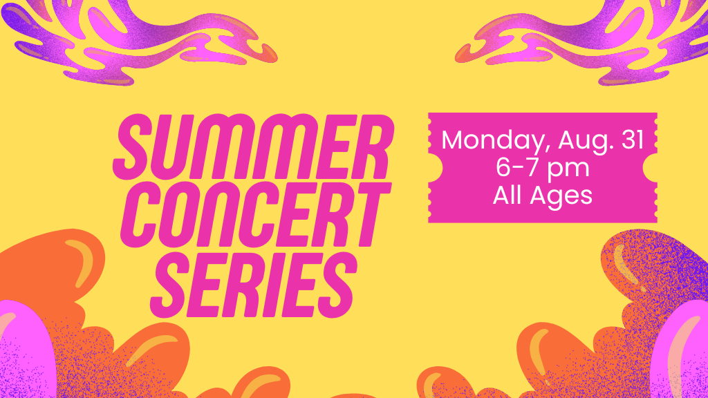 Summer Concert Series - Caught on Cline Monday, August 31 6-7 PM